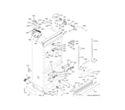 GE ZIP364NBVCII case parts diagram