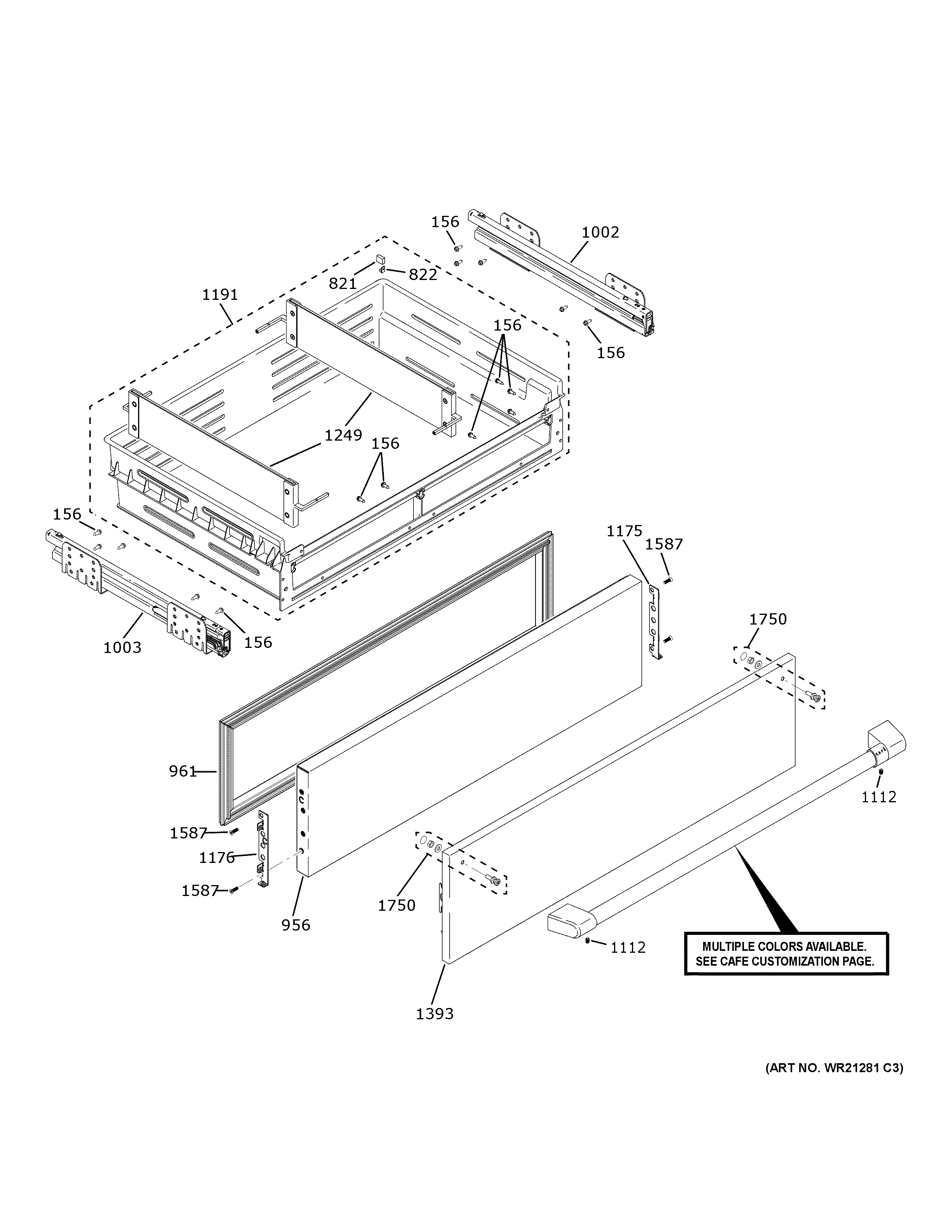 CAFE CONVERTIBLE DRAWER