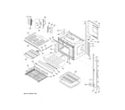 GE ZET2SH1SS upper oven diagram