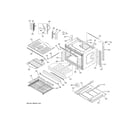 GE ZET2SH1SS lower oven diagram