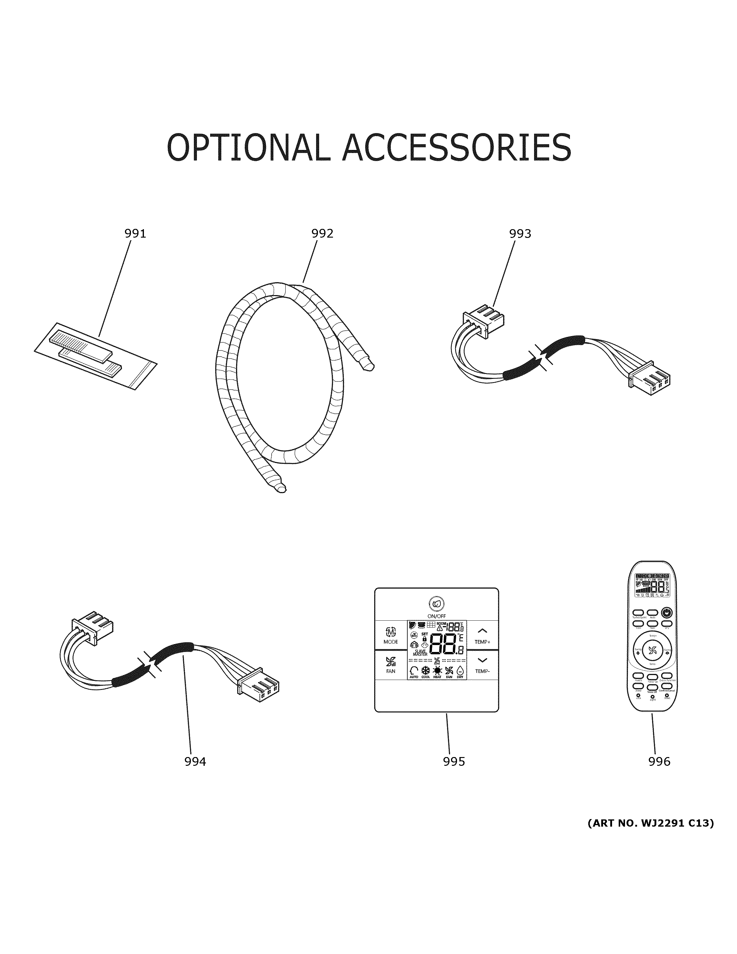 Optional accessories