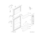 GE GTE18GMNGRES doors diagram