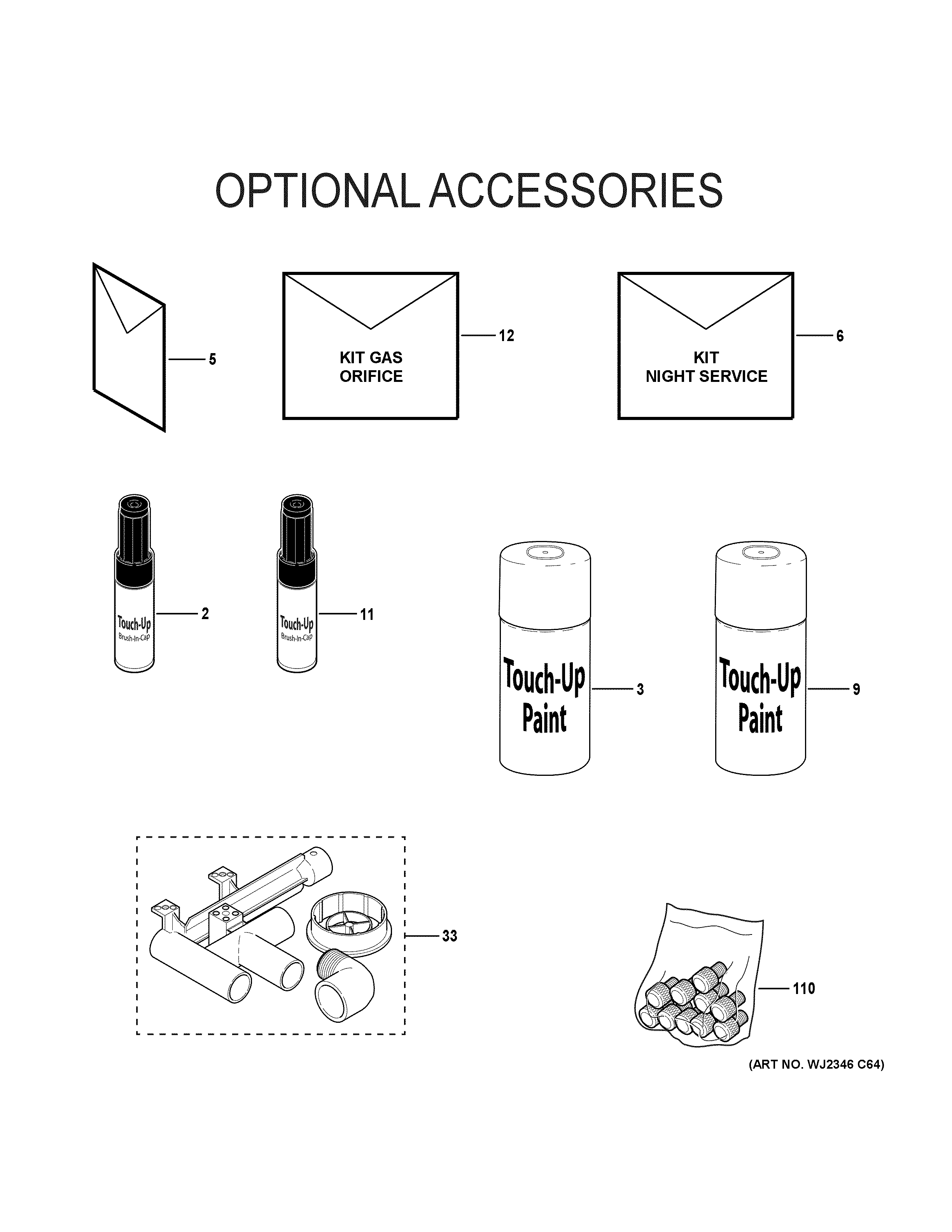 Optional accessories