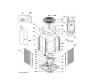 GE NS18H36MA450 room air conditioner diagram