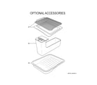 GE P9SBCAS6W1BB optional accessories diagram