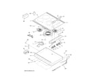 GE JP3530SJ3SS control panel & cooktop diagram