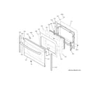 GE JSS86SP5SS lower door diagram