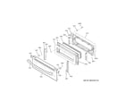 GE JSS86SP7SS upper door diagram