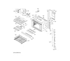 GE PTD9000SN5SS upper oven diagram