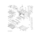 GE CTD90FP3N3D1 upper oven diagram