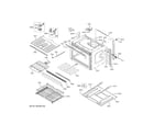 GE CTD90DP4N4W2 lower oven diagram