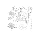 GE ZTDX1DPSN3SS upper oven diagram