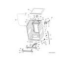 GE GFW550SPN0DG cabinet (1) diagram