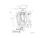 GE GFW510SCN1WW cabinet (1) diagram