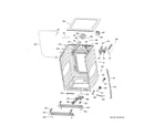 GE PFW950SPT0DS cabinet (1) diagram