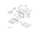 GE JKD3000DN3WW lower oven diagram