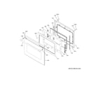 GE CTS70DM2N4S5 door diagram