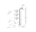 GE ZIF181NPNAII door diagram