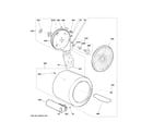 GE GTD84GCSN2WS drum diagram