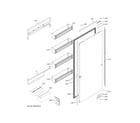 GE ZIR241NBRAII door diagram