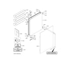 GE CIC36LP2VBS1 refrigerator door diagram