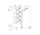 GE ZIR361NPRAII door diagram