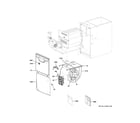 GE NF80X080S4B05 cabinet (1) diagram