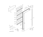 GE ZIR361NPRCII door diagram