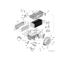 GE PFQ97HSPV0DS heat pump & filter assembly diagram