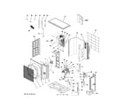 GE AUH2436ZGDA2 commercial air conditioner diagram