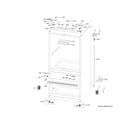 GE PJD23BYWBFS case parts diagram