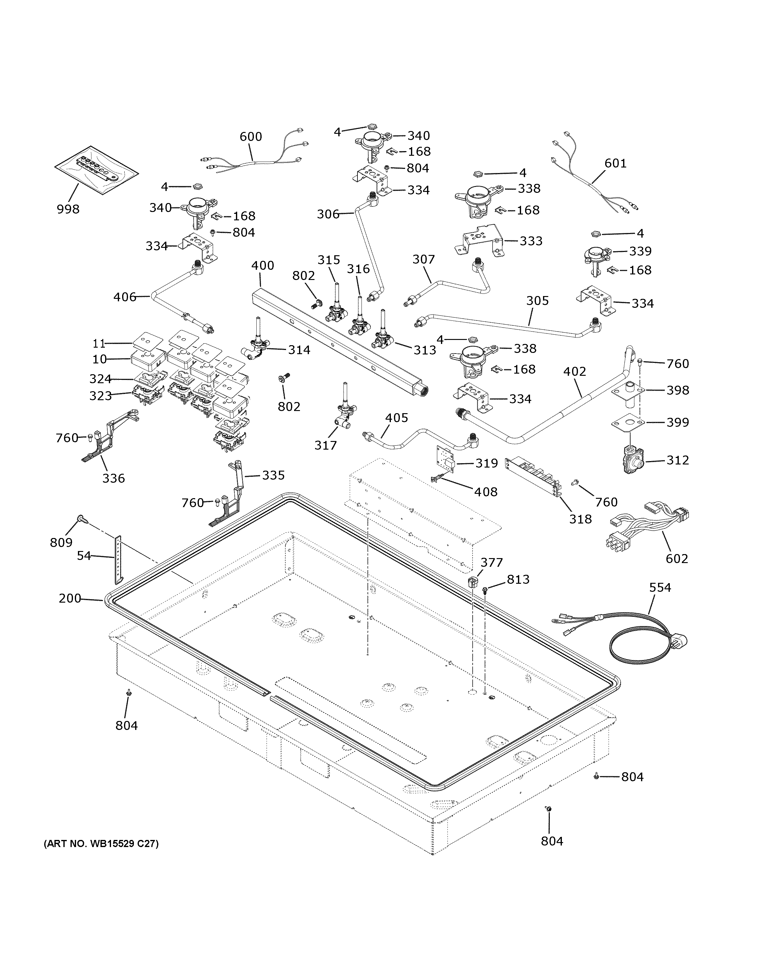 Gas & burner parts