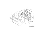 GE JD630ST2SS door diagram