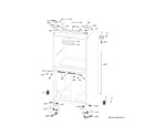 GE CAE28DM5TBS5 case parts diagram