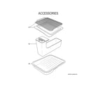 GE P9SBCAS6W1B2 accessories diagram