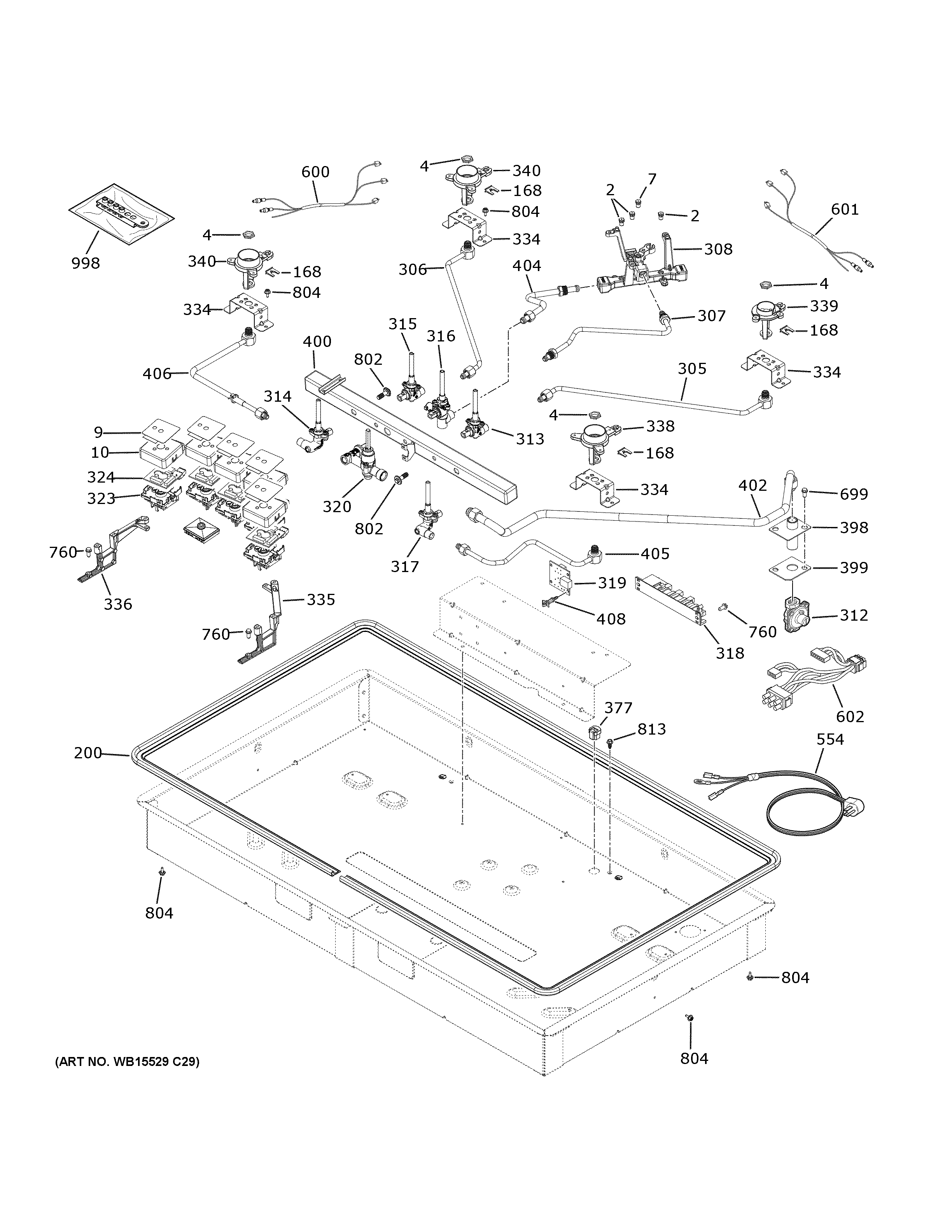 Gas & burner parts