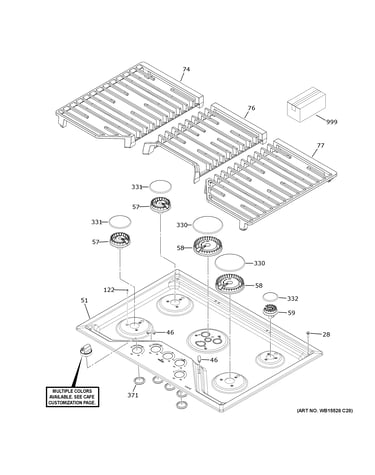 Control panel & cooktop