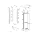 GE ZIW241NBWBII door diagram