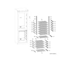 GE ZIW241NBWBII racks & slides diagram