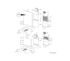 GE ZIW241NBWBII refrigerator section diagram