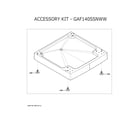 Haier QFW150SSN2WW optional accessories diagram