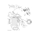 Haier QFW150SSN2WW cabinet diagram