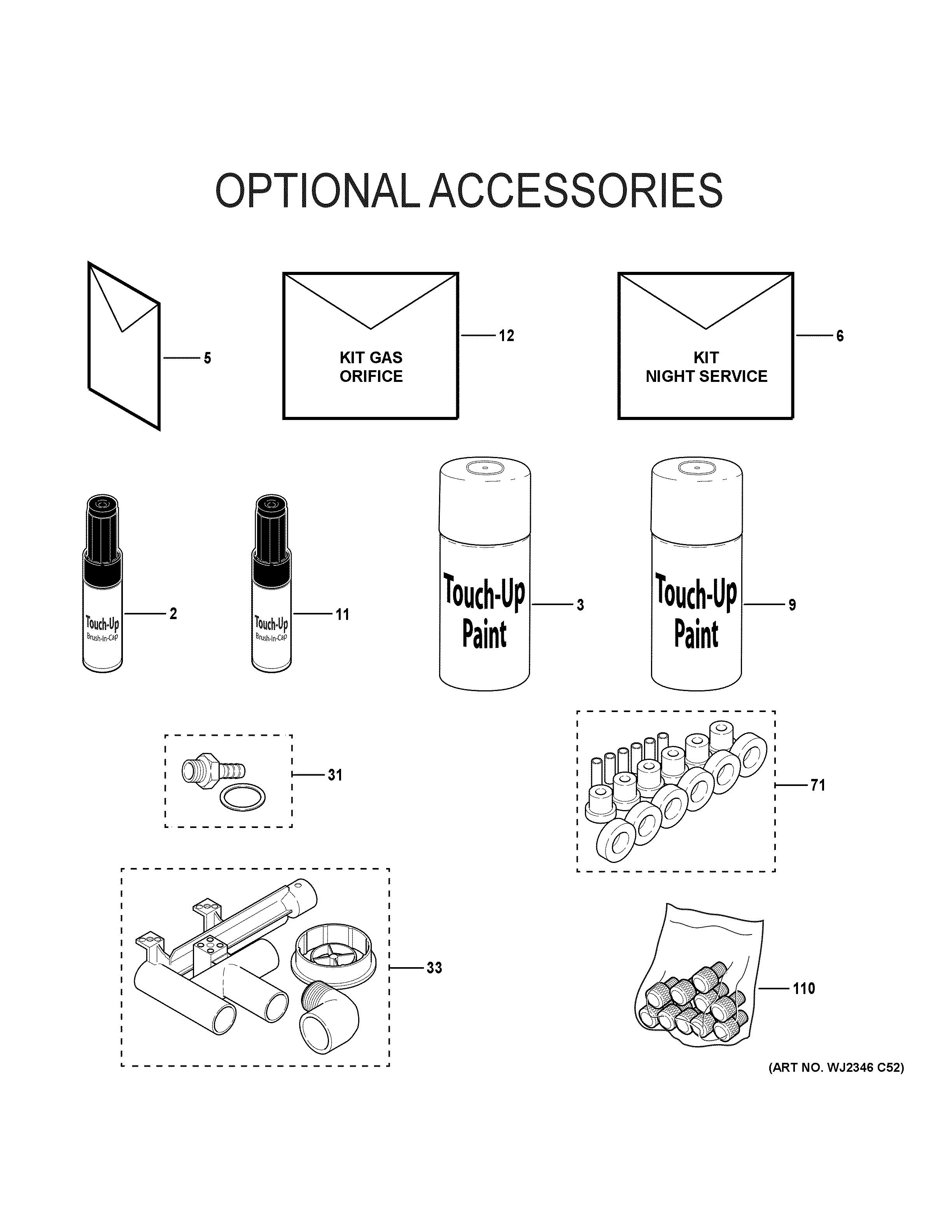 OPTIONAL ACCESSORIES