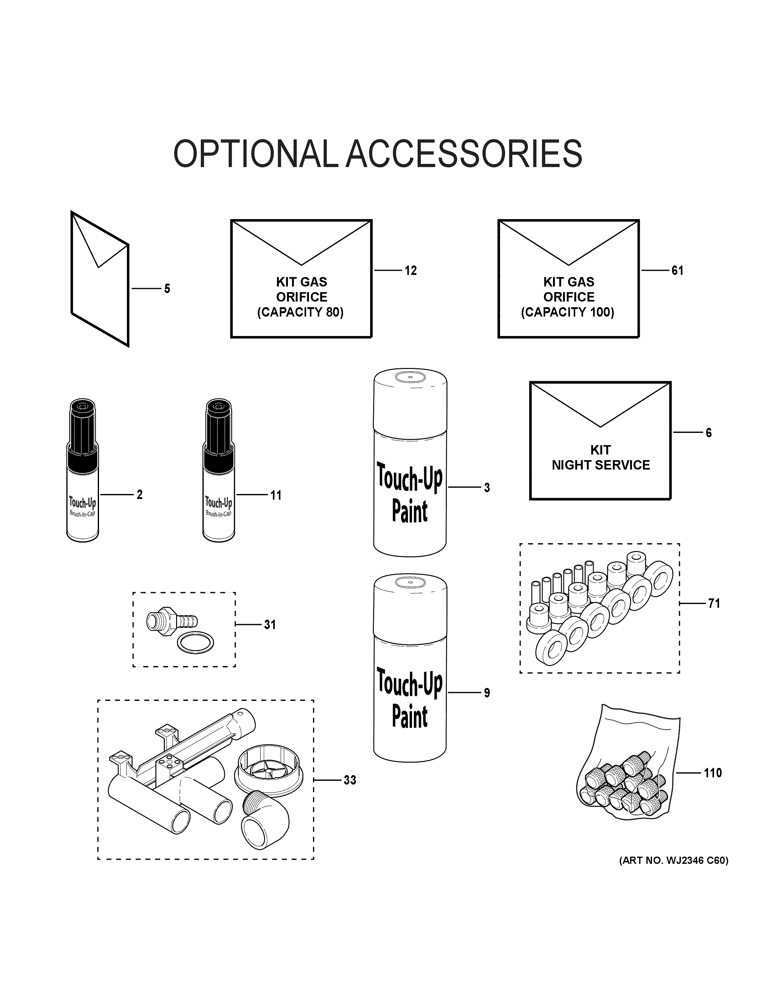 Optional accessories