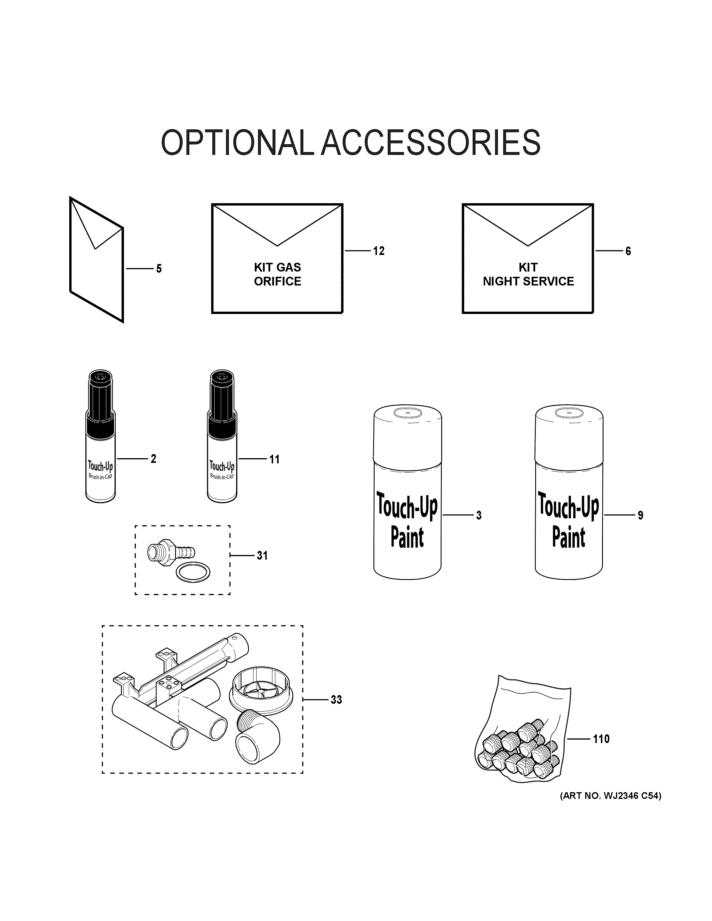 Optional accessories