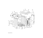 GE VFD31GSSR0WW cabinet & top panel diagram