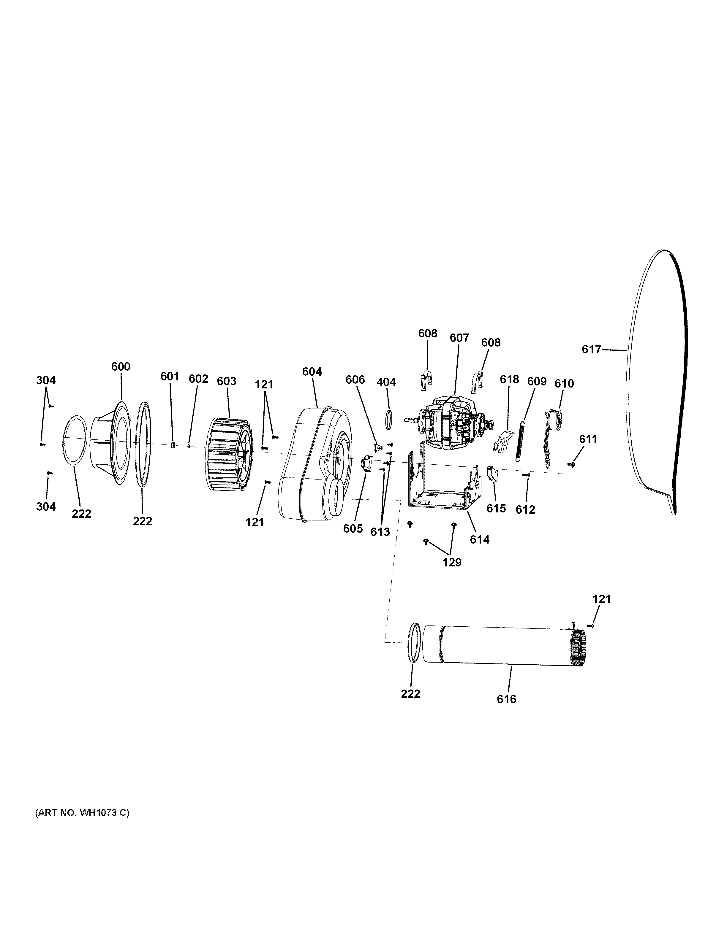 Blower & motor assembly