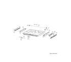 GE CJE23DM5WBS5 convertible shelf diagram