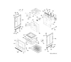 GE CGS700P2M1S1 body parts diagram