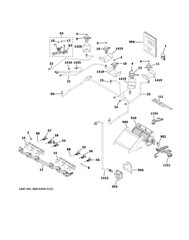 Gas & burner parts